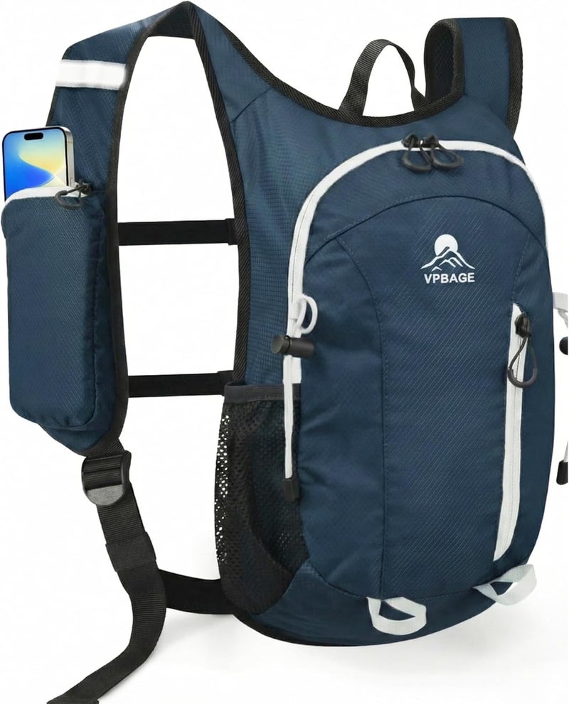 VPBAGE Store Foldable Small Hiking Backpack with 3 Strap Pockets – Lightweight 300D Spill-proof Daypack for Men Women – Packable Small Travel Backpack with Chest Strap & Trekking Pole Holder – Durable Outdoor Bag - Image 1